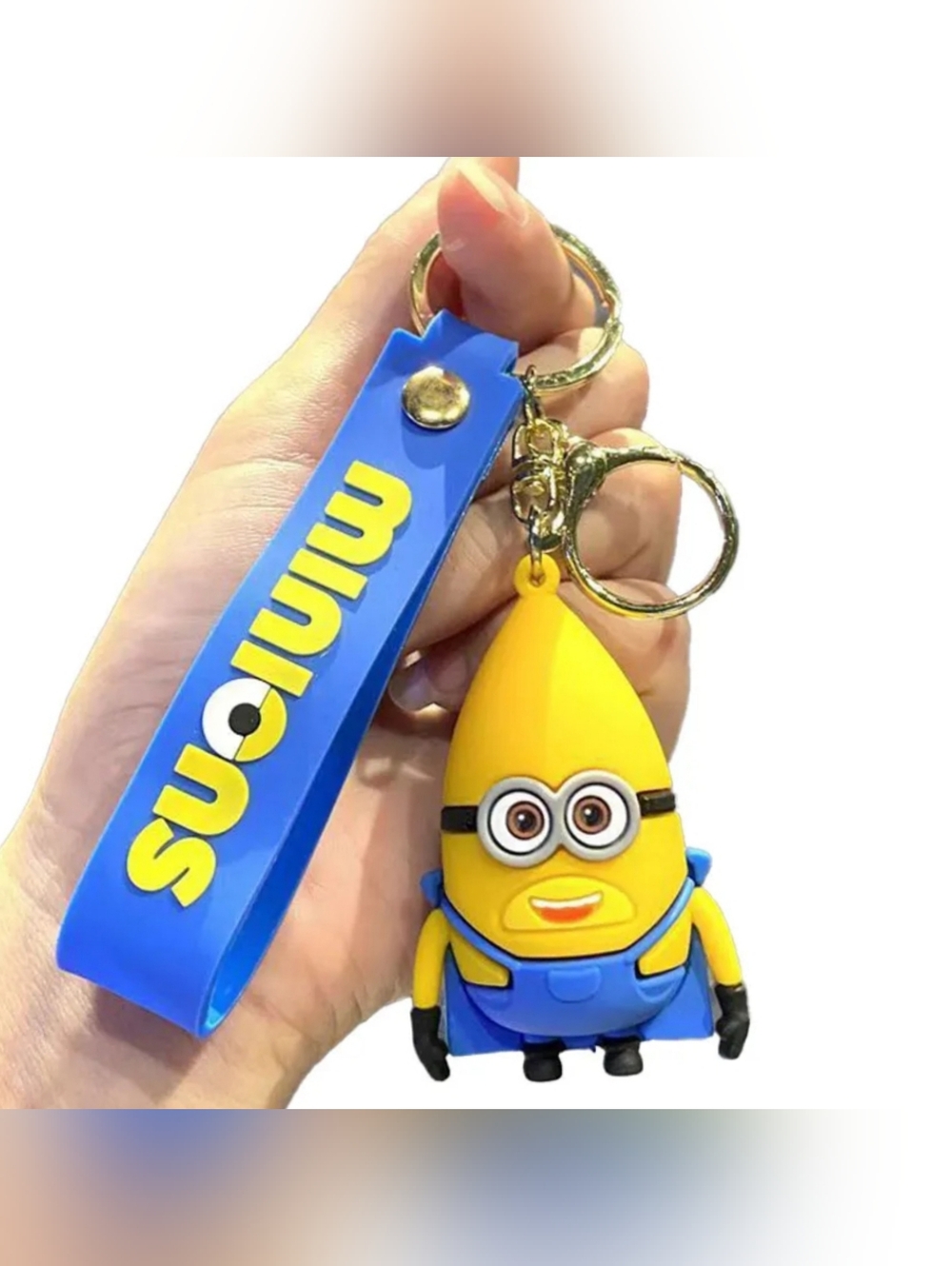 🚨5/$25 Minions Themed 3D Keychain Purse Charm Figurine